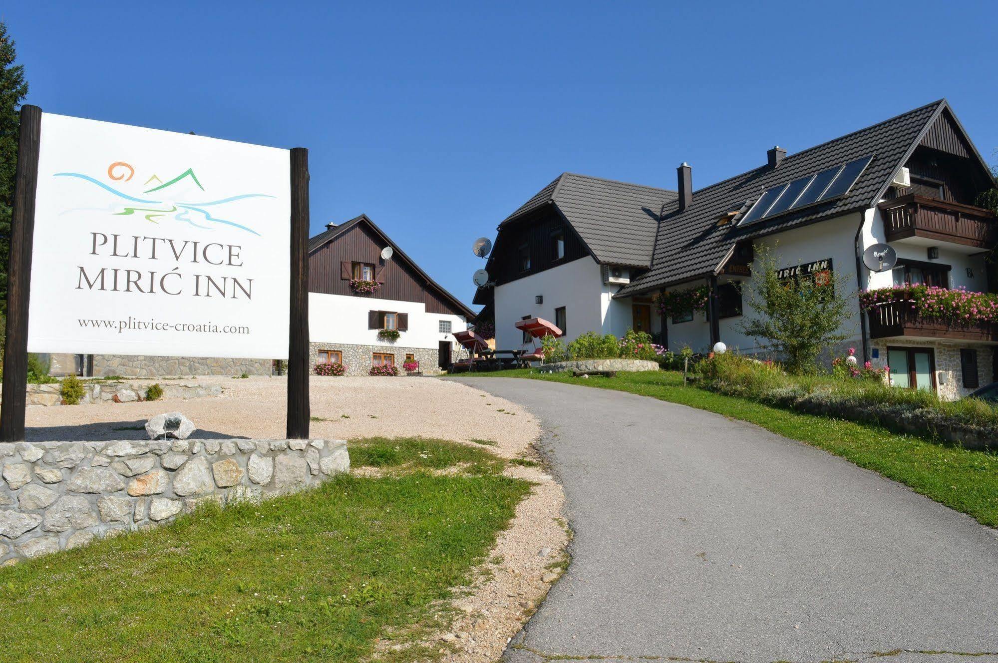 Plitvice Miric Inn Plitvička Jezera Екстериор снимка